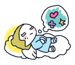 Lovely angel loves you sticker #9073559