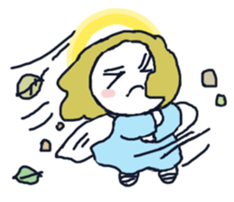 Lovely angel loves you sticker #9073564