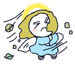 Lovely angel loves you sticker #9073564