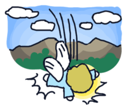 Lovely angel loves you sticker #9073571