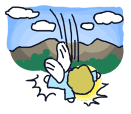 Lovely angel loves you sticker #9073571