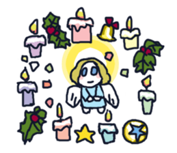 Lovely angel loves you sticker #9073572