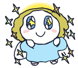 Lovely angel loves you sticker #9073574