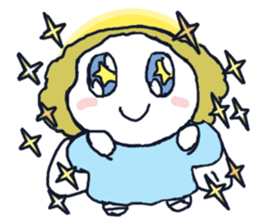 Lovely angel loves you sticker #9073574