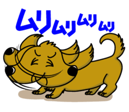 Dachsfund named Haru 2 sticker #9073625