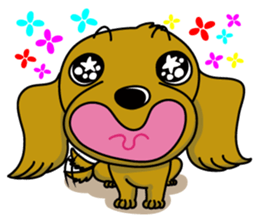 Dachsfund named Haru 2 sticker #9073630