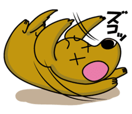 Dachsfund named Haru 2 sticker #9073639