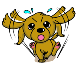 Dachsfund named Haru 2 sticker #9073641