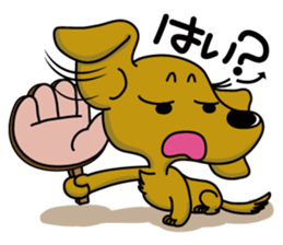 Dachsfund named Haru 2 sticker #9073647