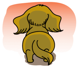 Dachsfund named Haru 2 sticker #9073655