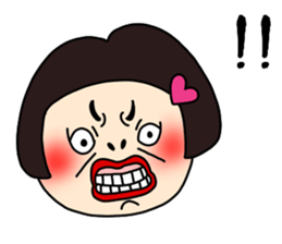 UZAI ugly woman sticker #9073755