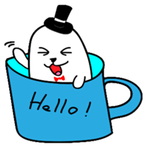 toothpaste gentleman sticker #9073913