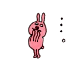 Rabbit, such as Japan old tale sticker #9074230