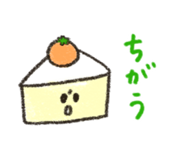 The cute cake sticker #9074484
