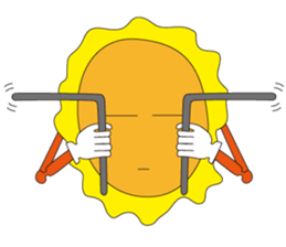 Mr.sun ver.2 sticker #9075252