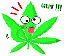 Leaf Funny sticker #9075346