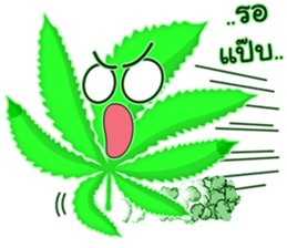 Leaf Funny sticker #9075347