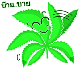 Leaf Funny sticker #9075351