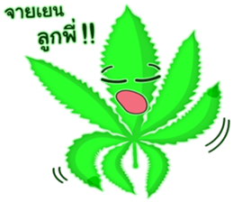 Leaf Funny sticker #9075355
