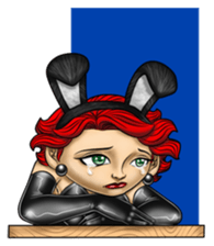 Bunny Cosplay Girl v2 sticker #9075571