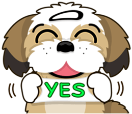 Alex little dog sticker #9075834