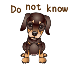 Dog (practical dialogue in English) sticker #9075859