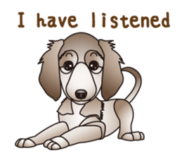Dog (practical dialogue in English) sticker #9075866