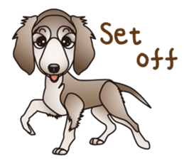 Dog (practical dialogue in English) sticker #9075872