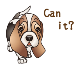 Dog (practical dialogue in English) sticker #9075879