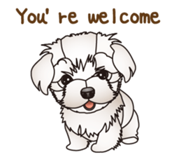 Dog (practical dialogue in English) sticker #9075882