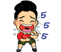 Bushy eyebrows guy sticker #9076541