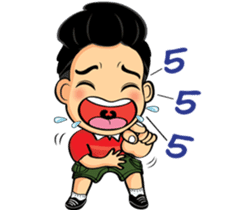 Bushy eyebrows guy sticker #9076541