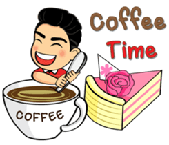 Bushy eyebrows guy sticker #9076569