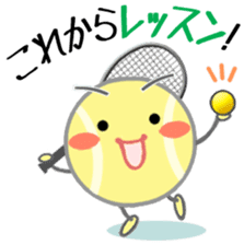 Let's enjoy tennis sticker #9076736