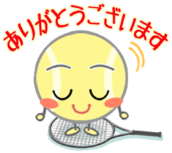 Let's enjoy tennis sticker #9076738