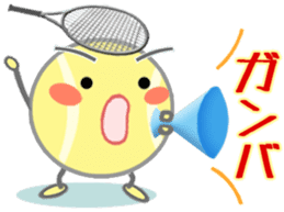 Let's enjoy tennis sticker #9076740