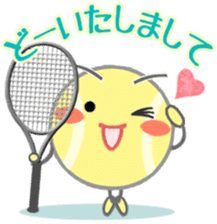 Let's enjoy tennis sticker #9076741