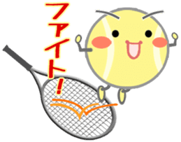 Let's enjoy tennis sticker #9076744
