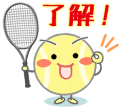 Let's enjoy tennis sticker #9076746