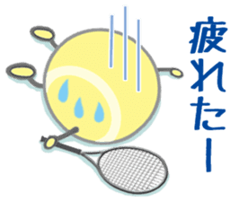 Let's enjoy tennis sticker #9076748