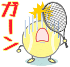 Let's enjoy tennis sticker #9076749
