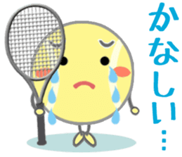 Let's enjoy tennis sticker #9076751