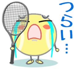 Let's enjoy tennis sticker #9076752