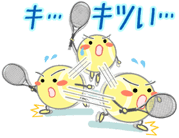 Let's enjoy tennis sticker #9076753