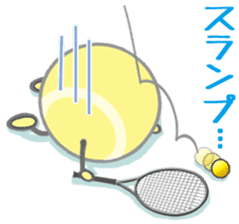 Let's enjoy tennis sticker #9076754