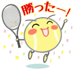 Let's enjoy tennis sticker #9076756