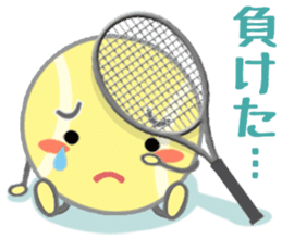 Let's enjoy tennis sticker #9076757