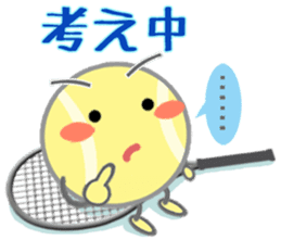 Let's enjoy tennis sticker #9076764