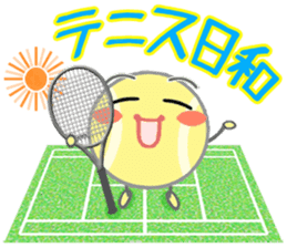 Let's enjoy tennis sticker #9076770