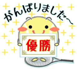 Let's enjoy tennis sticker #9076772